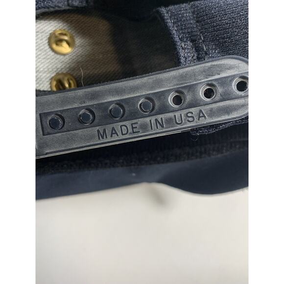 USS NIMITZ CVN-68 US Navy Supercarrier Vintage Eagle Crest Snapback Hat W/Badge - Picture 3 of 3